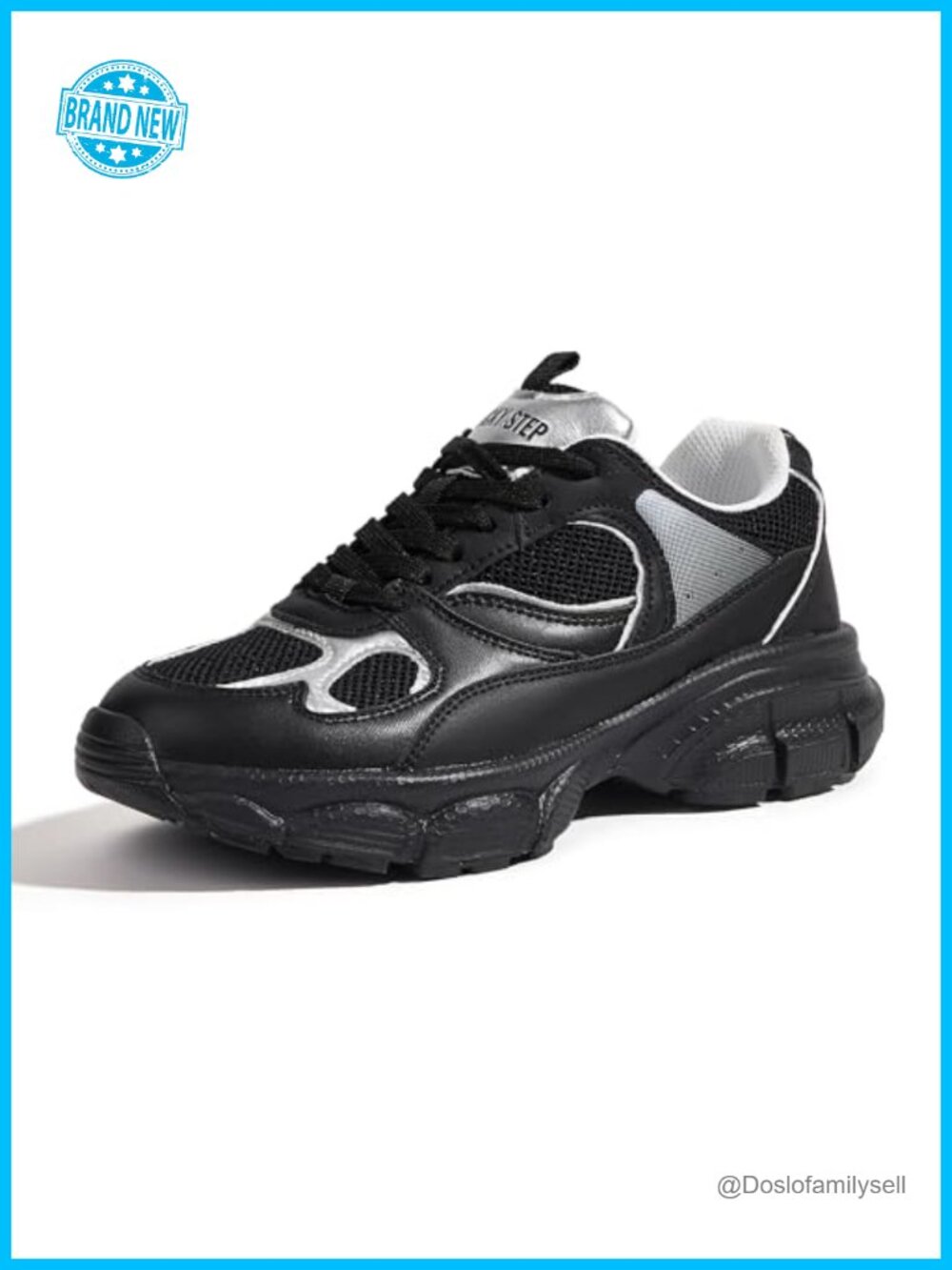 Women's Platform Chunky Walking Sneakers Breathable Mesh Comfy Lightweight